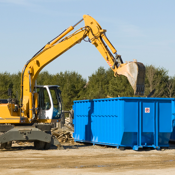 what size residential dumpster rentals are available in Mallard Iowa